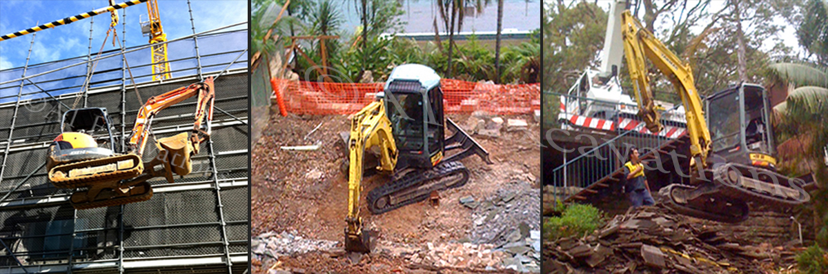 mini excavator hire sydney